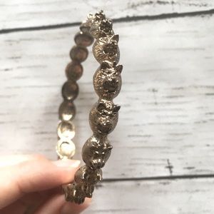 CLOSET CLEAR OUT SALE - Costume jewelry gold wolf head bracelet